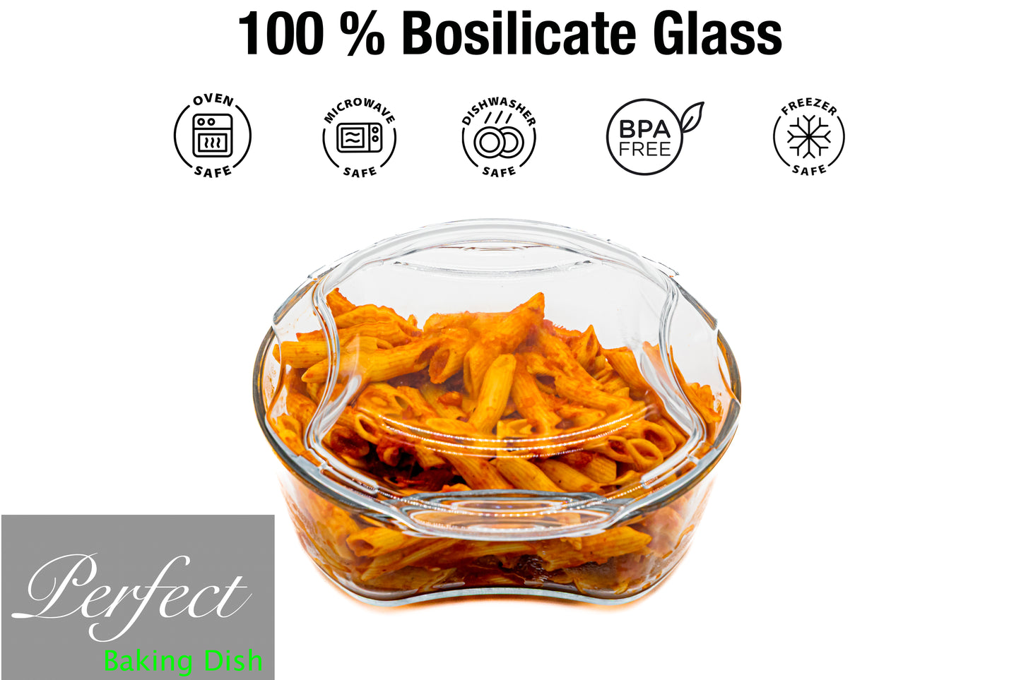 Glass Microwave Vegetable Steamer | 100% Glass, Oven-Safe, Plastic-Free, BPA-Free, and Silicone-Free